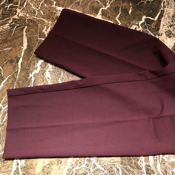 NWT ANN TAYLOR WINE MODERN SLIM PANTS - Picture 7 of 7